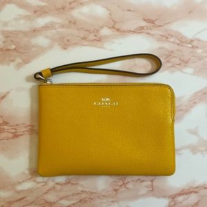 Coach Leather Wristlet